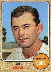 1968 Topps Baseball Cards      561     Lee Elia